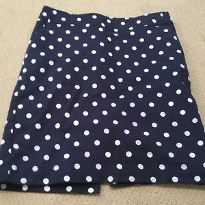Polka Dot Pencil Skirt